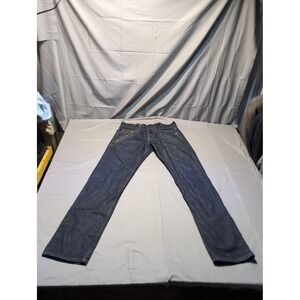 Armani Exchange AX Mens Jeans Size 32 Dark Wash Denim Designer Zip Pocket‎